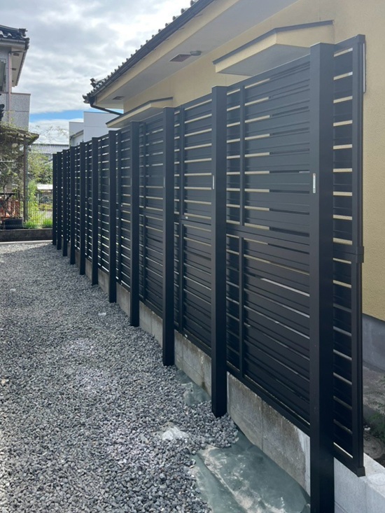 kagoshima-shi-shinchiku-gaikou-ykkap-simpleo-ys3-fence